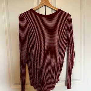 American Eagle airy, long sleeve red shirt